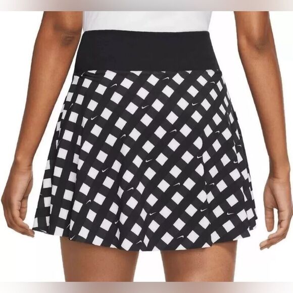 Nike Dri-FIT Club Printed Black White Tennis Skort Women’s Size M DX1142-010 NWT - Picture 4 of 6